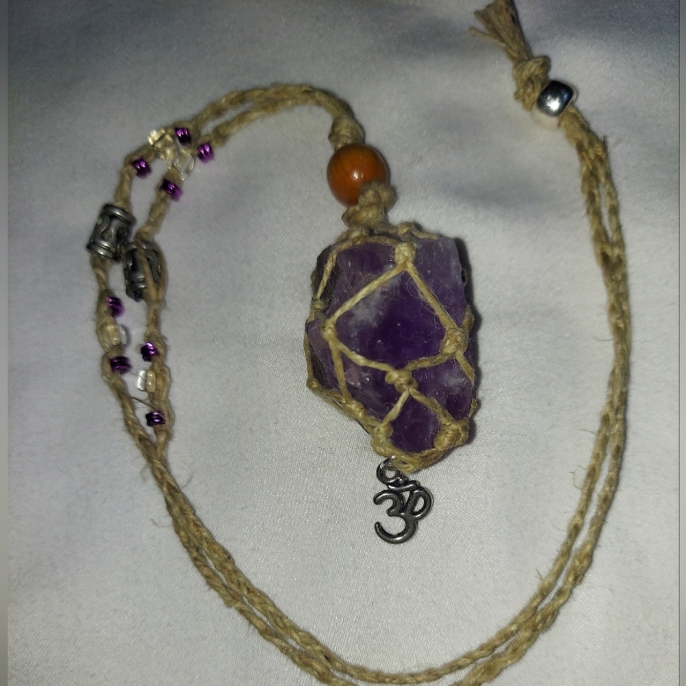 Boho Amethyst Necklace